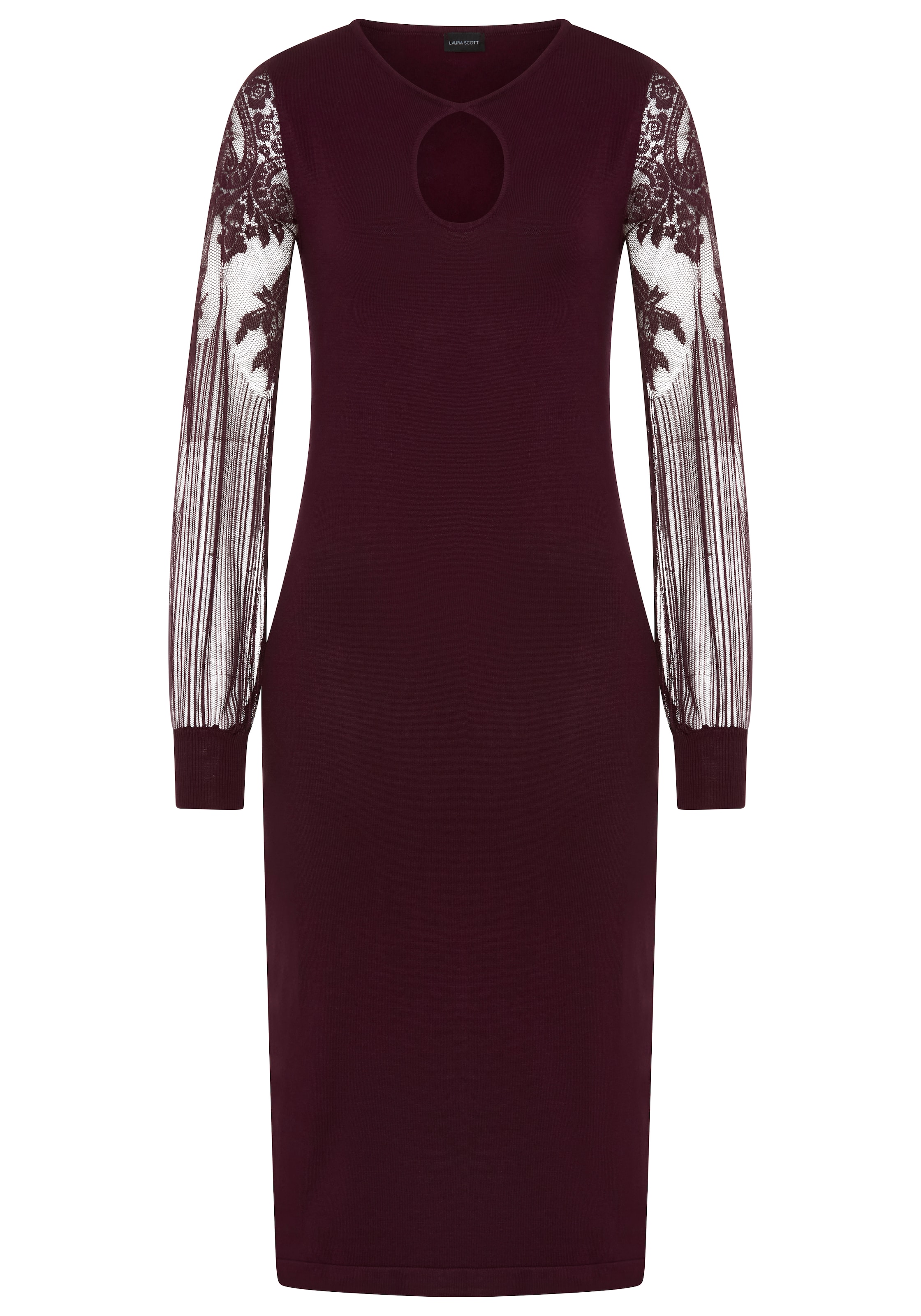 LAURA SCOTT Evening Dress in Red: front