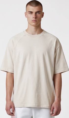 Alessandro Magno Shirt 'CHAPTER 8' in Beige: front