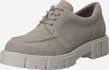 CAPRICE Lace-Up Shoes in Grey: front