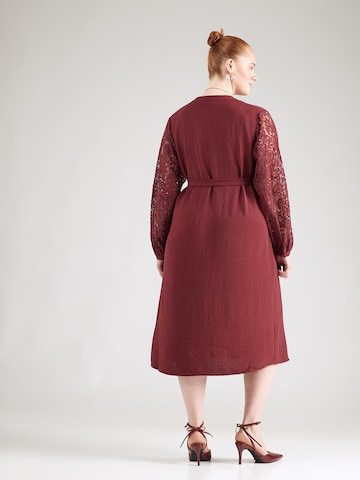 ONLY Carmakoma Shirt dress 'CARKAMMY' in Red