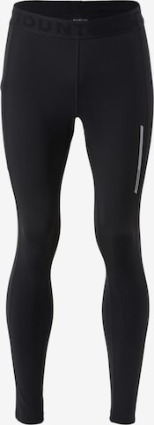 Skinny Pantalon de sport 'Core' SWEDEMOUNT en noir : devant