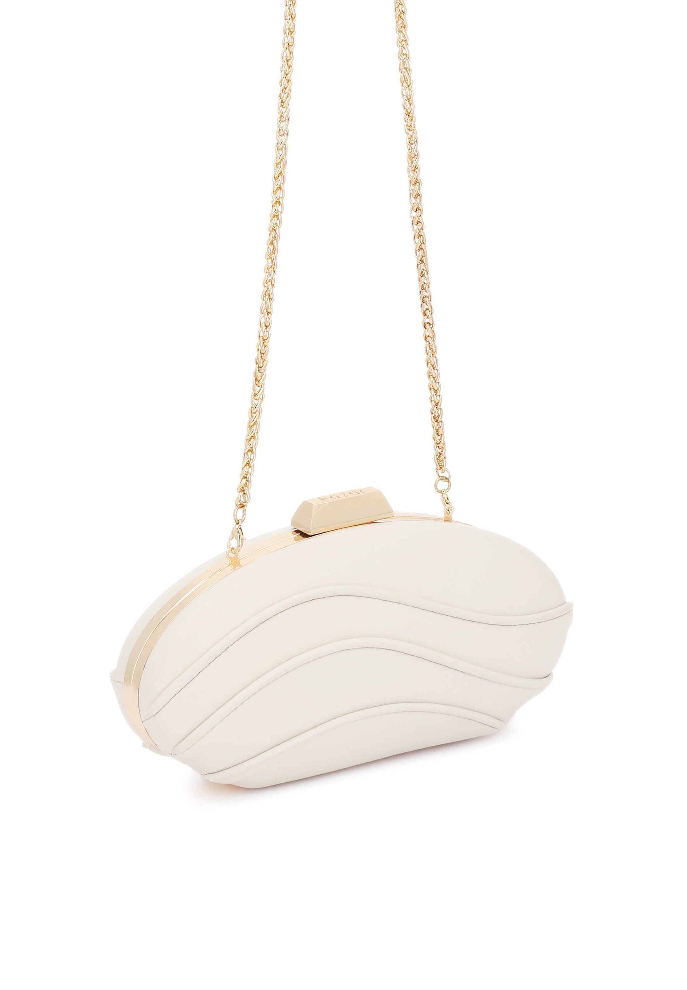 Pochette Kazar en blanc