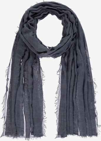 Passigatti Wrap 'Schal Herren Uni' in Blue: front