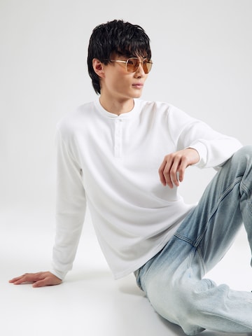 Only & Sons Shirt 'ONSTOBIE' in Wit: voorkant