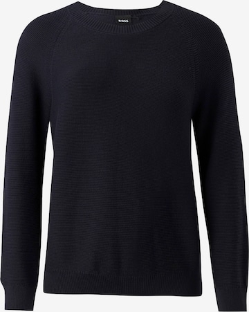BOSS Trui 'Fovila' in Blauw: voorkant