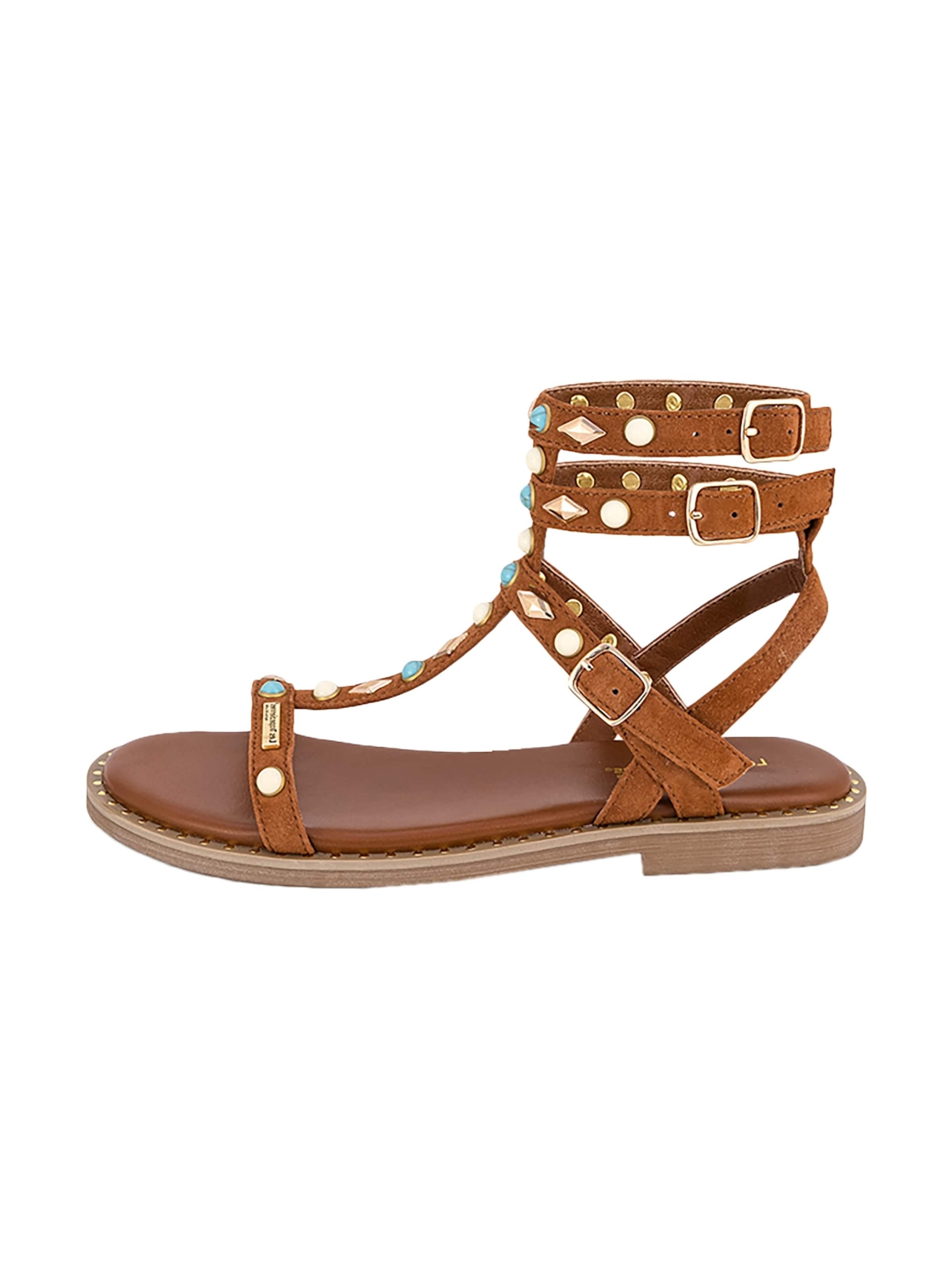 Les Tropéziennes Sandals in Beige