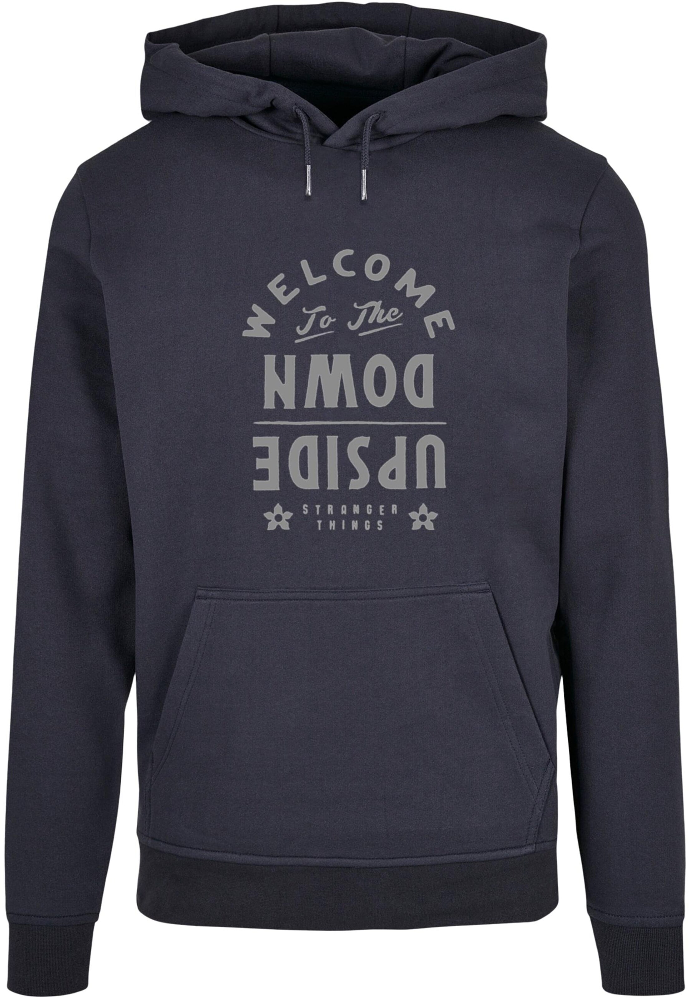 ABSOLUTE CULT Sweatshirt 'Stranger Things' in Blauw: voorkant