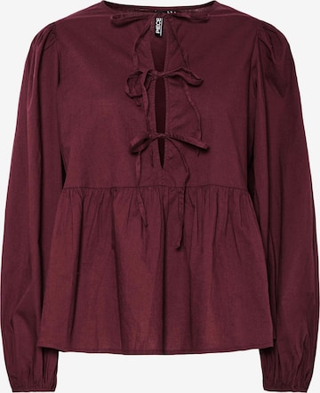 PIECES Bluse 'JOLLY ' in Rot: Vorderseite