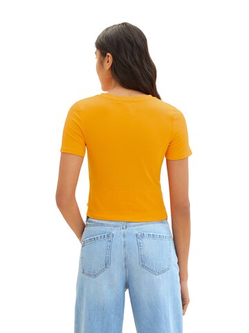 T-shirt TOM TAILOR DENIM en orange