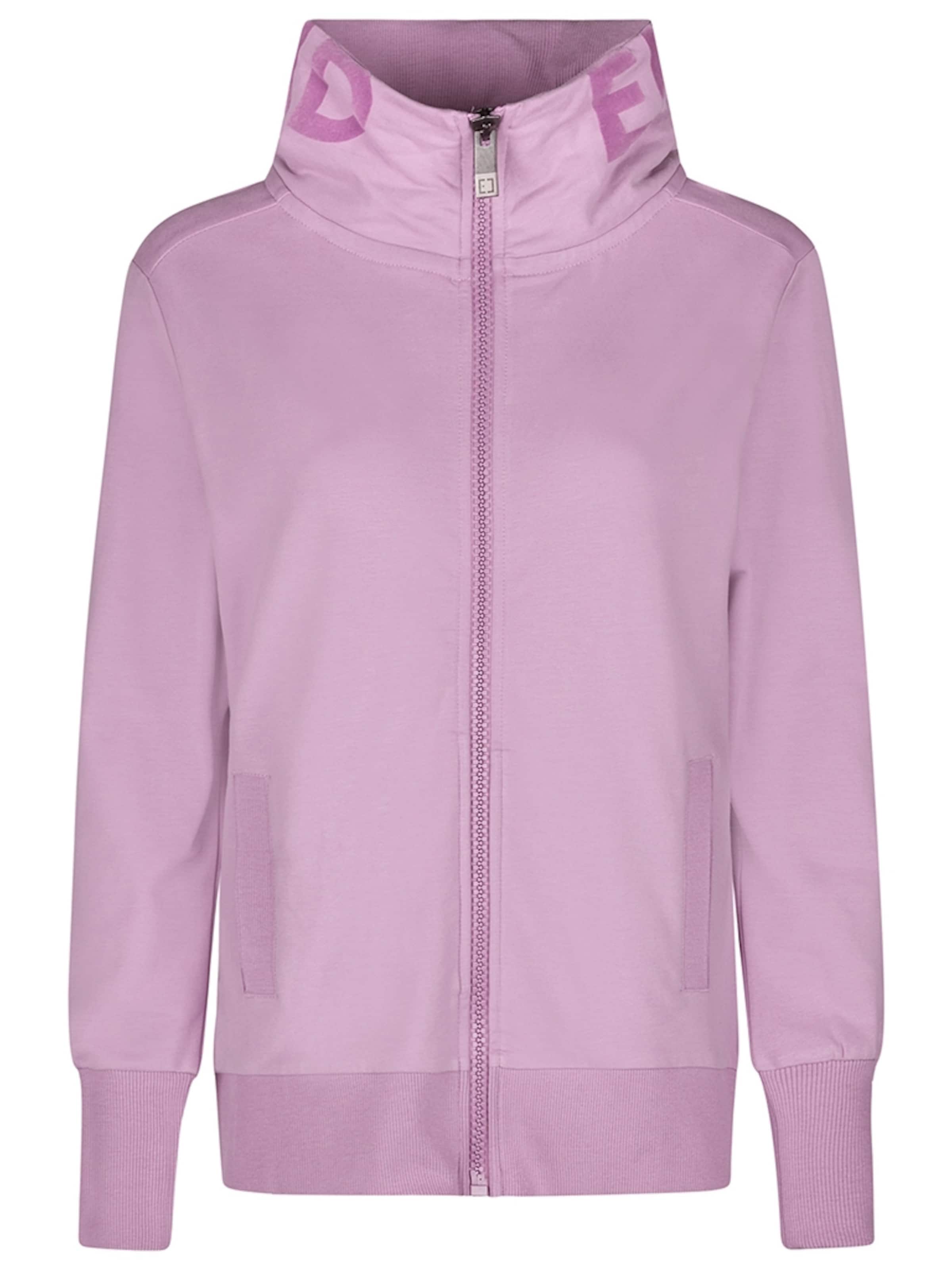 Elbsand Sweat jacket 'Alvis' in Pink: front