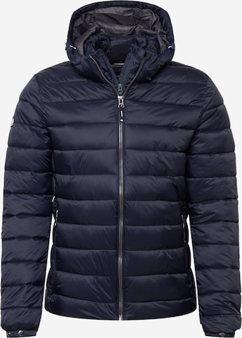 Superdry Between-Season Jacket 'Fuji' in Blue: front