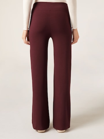 CALZEDONIA Wide Leg Hose 'Palazzo' in Rot