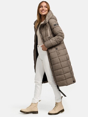 NAVAHOO Wintermantel in Bruin