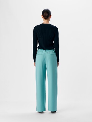 Wide leg Pantaloni 'OBJLisa' di OBJECT in blu