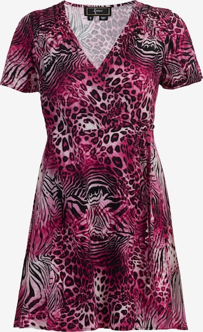 rožinė faina Suknelė: priekis