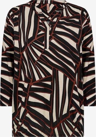 T-shirt ' SC_FELICITY AOP ' Soyaconcept en rouge : devant