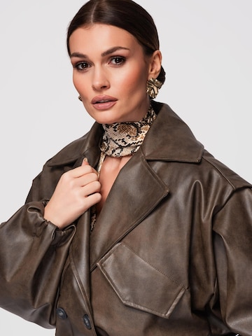Ombre Between-season jacket in Brown