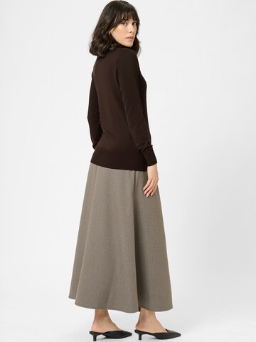 Pull-over 'Astrid' Kaffe en marron
