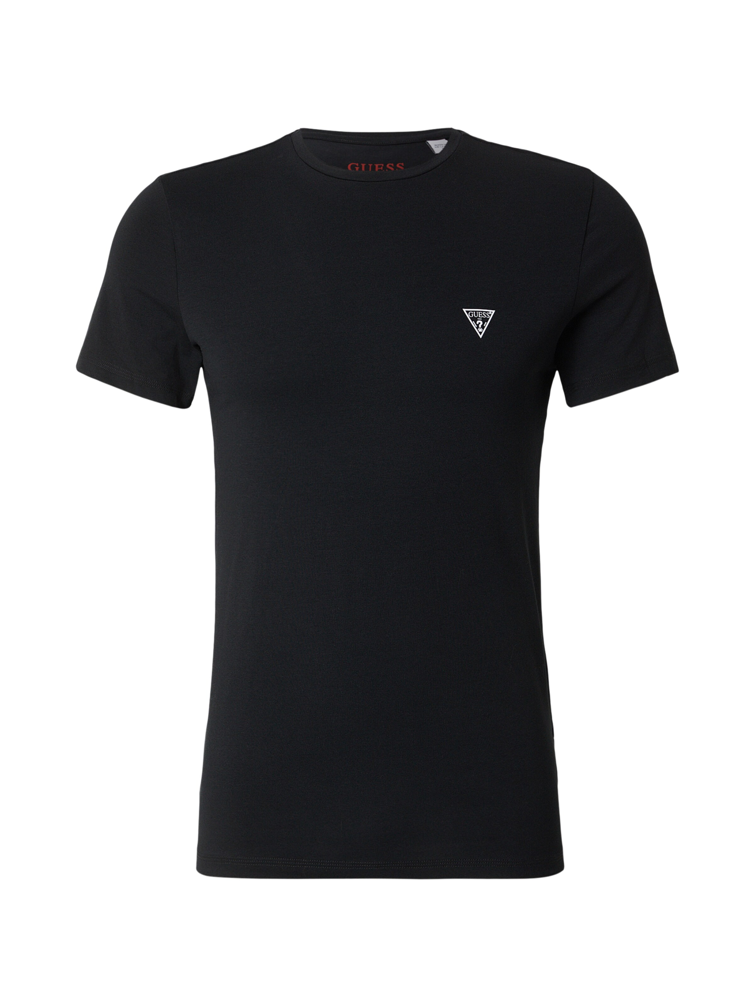 GUESS Shirt 'CALEB HERO' in Black: front