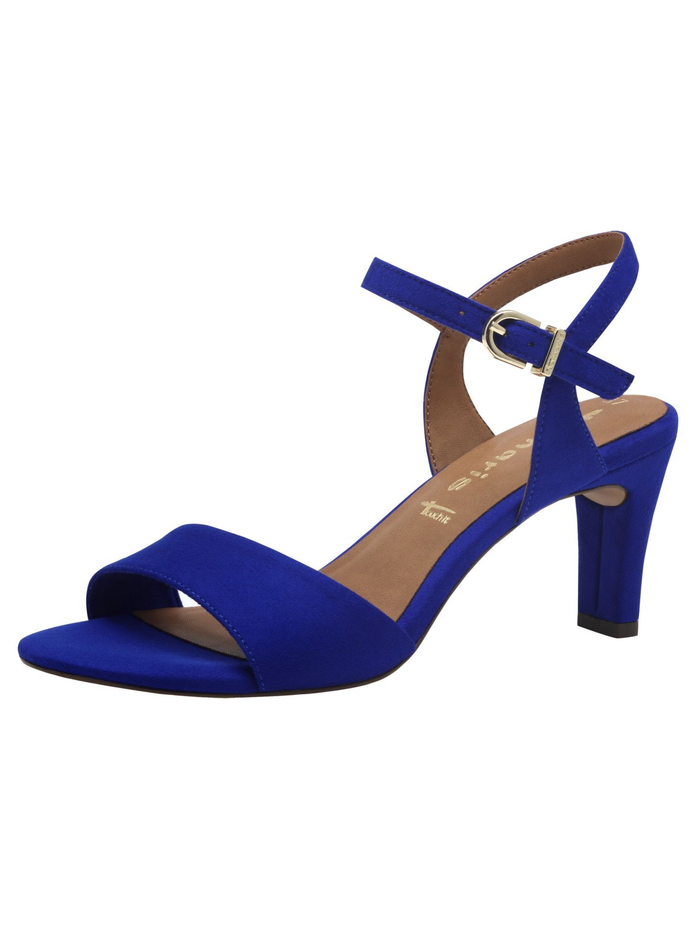 Sandales à lanières Tamaris en bleu : devant