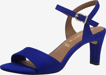 Tamaris Sandale in Blau: Vorderseite