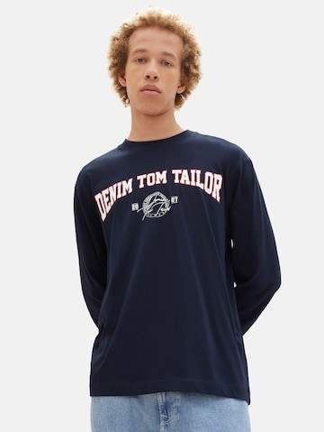 TOM TAILOR DENIM Shirt in Blauw