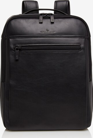 Castelijn & Beerens Laptop Bag 'Nappa X Victor' in Black: front