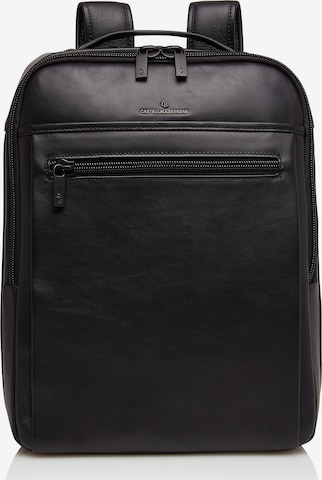 Castelijn & Beerens Backpack 'Nappa X Victor' in Black: front