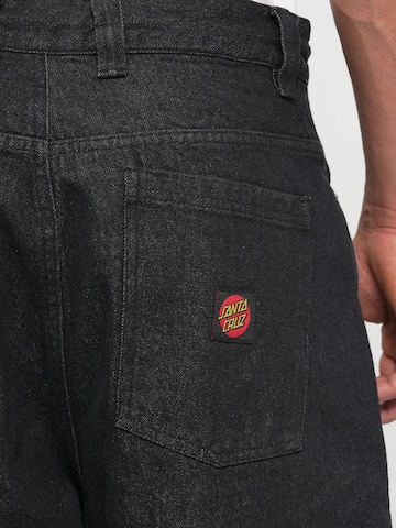 Santa Cruz Baggy Jeans in Schwarz