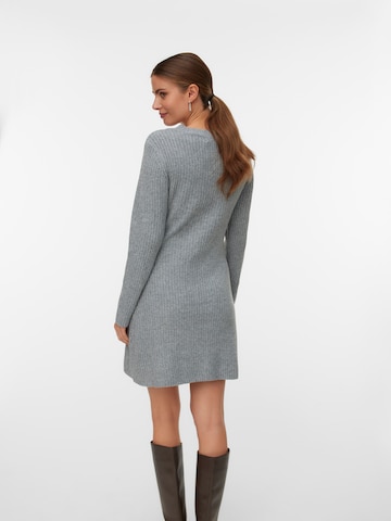VERO MODA Pletena obleka 'VMJOSANNA' | siva barva