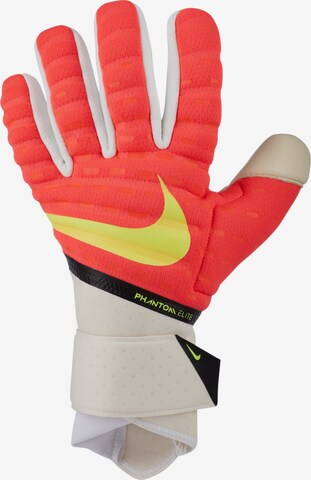 NIKE Athletic Gloves in Red: front