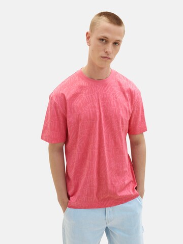 TOM TAILOR DENIM Koszulka w kolorze różowy