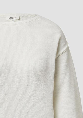 Pull-over s.Oliver en blanc