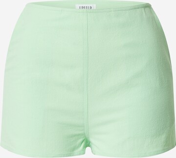 EDITED Regular Trousers 'Doris ' in Green: front