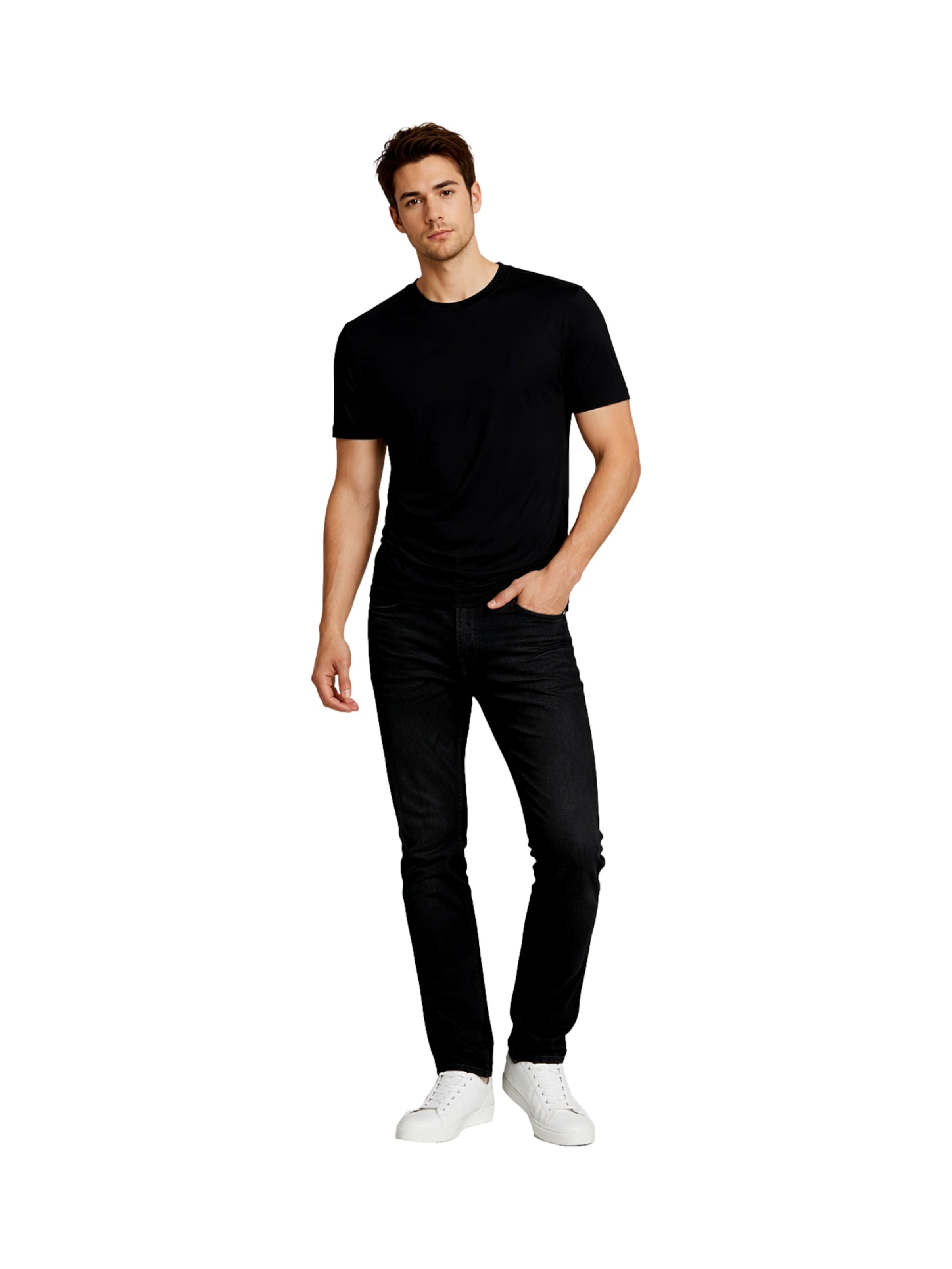 Ragman Shirt in Zwart