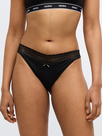 HUGO String bugyik - fekete: elől