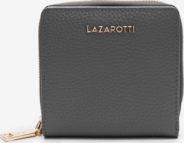 Lazarotti Wallet 'Bologna' in Grey: front