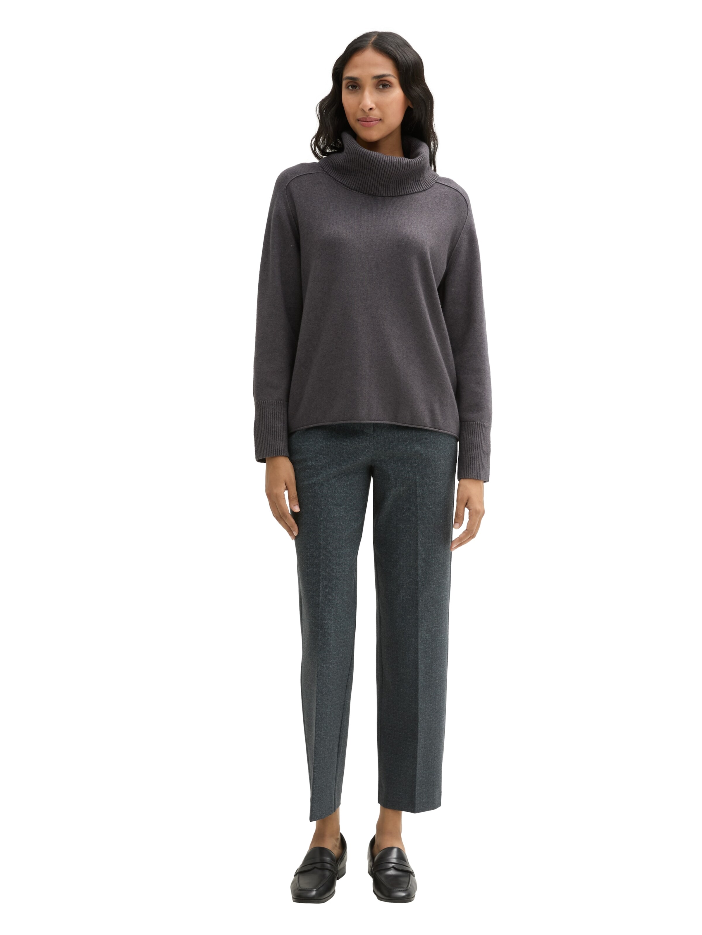 TOM TAILOR Пуловер в сиво