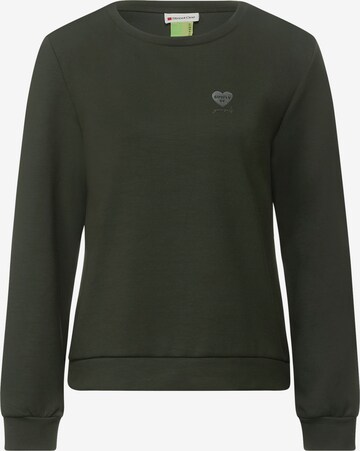 STREET ONE Sweatshirt in Green: front