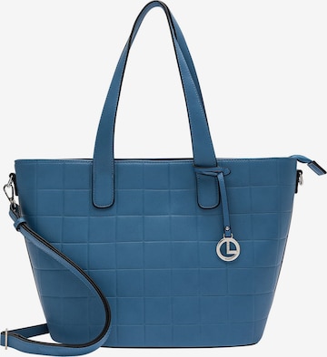 L.CREDI Shopper 'Moena' in Blue: front