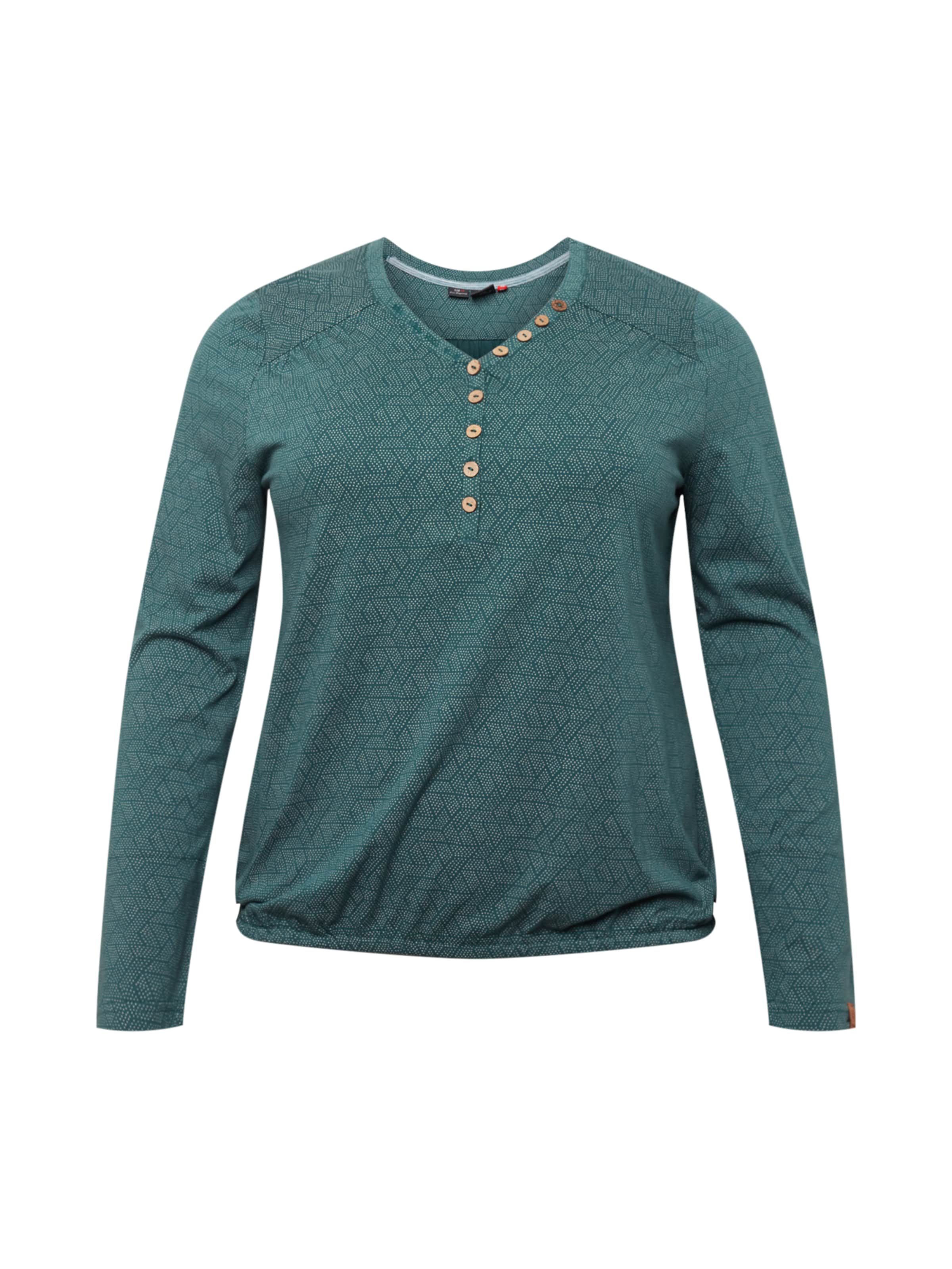 Donna Abbigliamento Ragwear Plus Shirt in Verde Scuro 