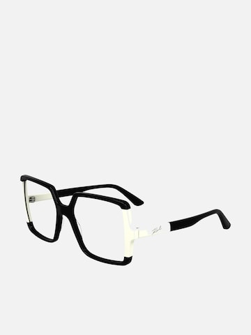 Karl Lagerfeld - Gafas de sol en negro: frente