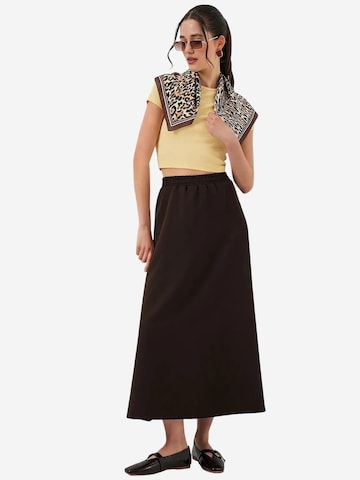 Bigdart Skirt in Brown