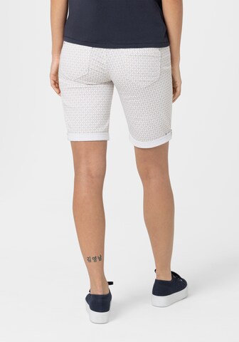 Coupe slim Pantalon 'Nali' TIMEZONE en blanc