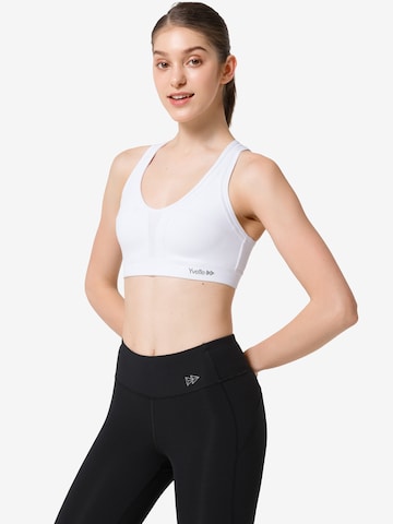 Yvette Push-up Sports Bra in White