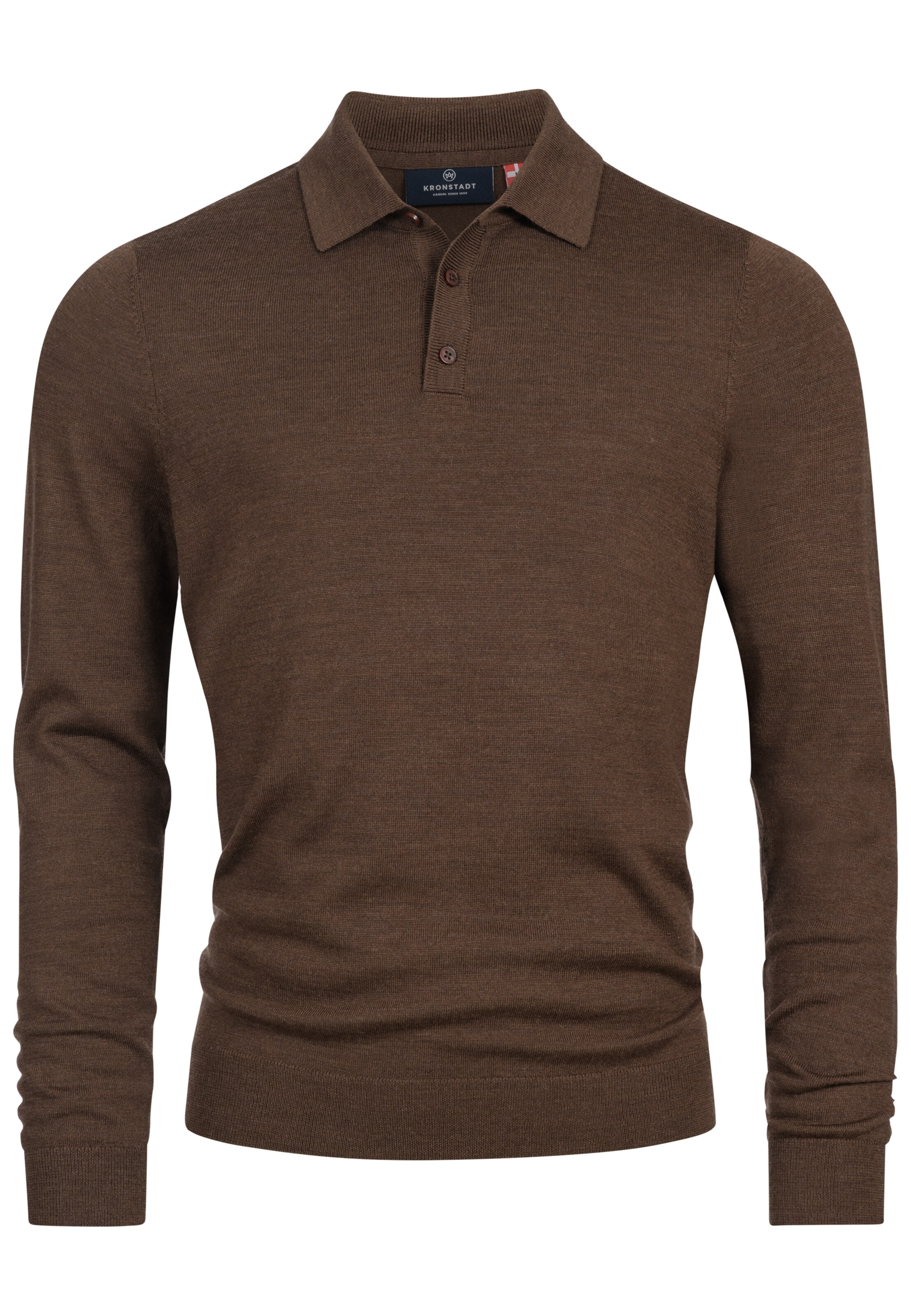 Kronstadt Trui 'Johannes' in Bruin: voorkant