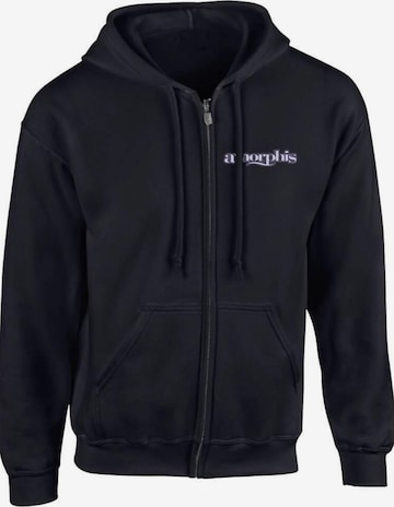 Veste de survêtement Amorphis en noir : devant