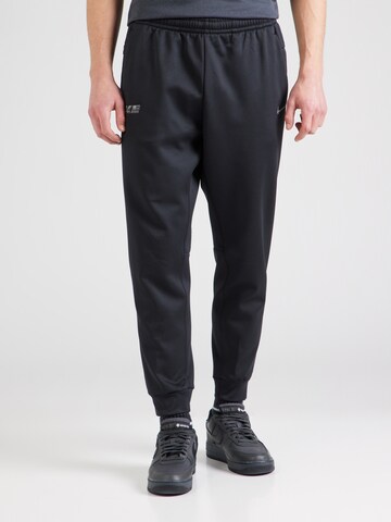 Effilé Pantalon de sport NIKE en noir : devant