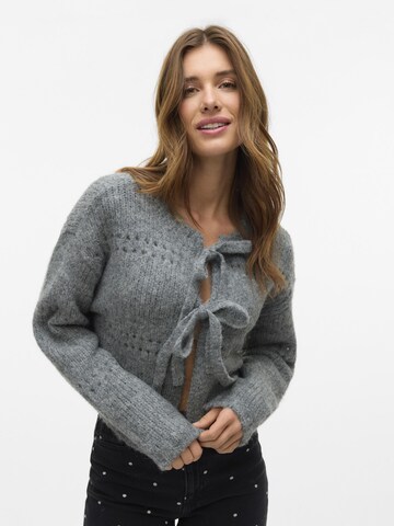 VERO MODA Knit cardigan in Grey