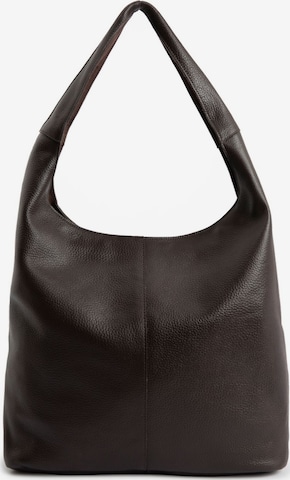 Cabas MANFIELD en marron : devant
